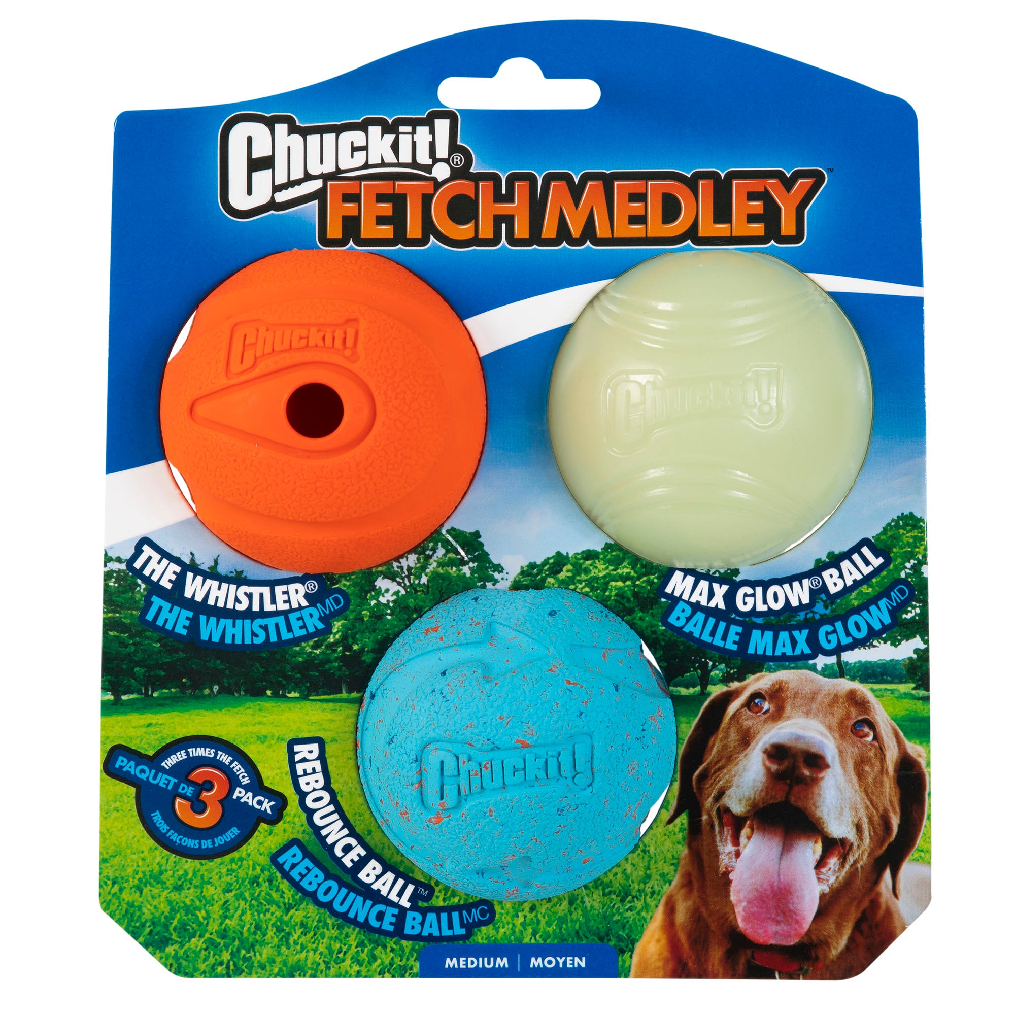 Chuck IT! Fetch Medley Medium 3 Pack