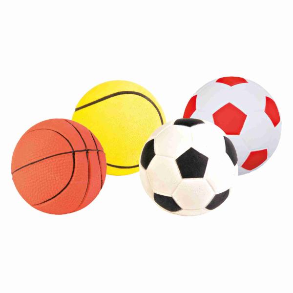 24 6Cm Soft Rubber Play Balls