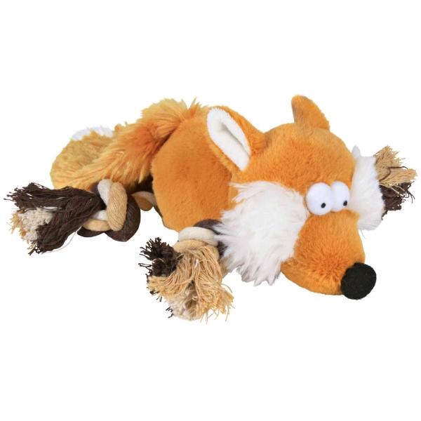 Fox With Rope Plush 34Cm