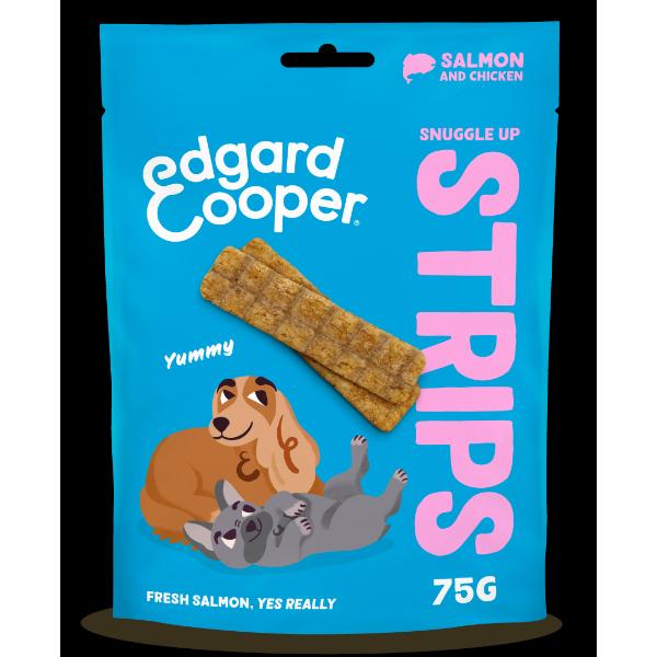 E Cooper Dog Strips Salmon 75g