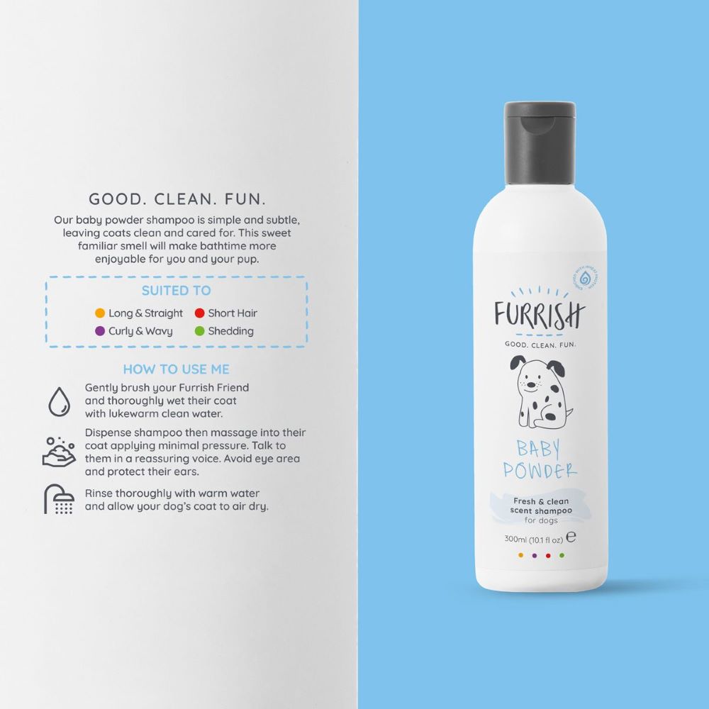 Furrish Baby Powder Shampoo 300ml
