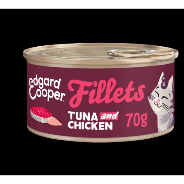 Cat Adult Fillets Tuna/Chicken 70g