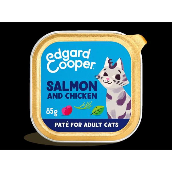 E Cooper Salmon &amp; Chick Cat 85g