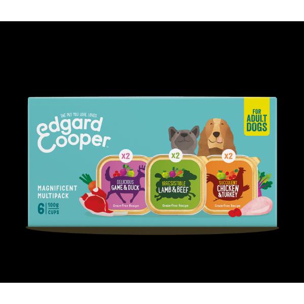 E Cooper Dog Multipack Cups 100g x 6