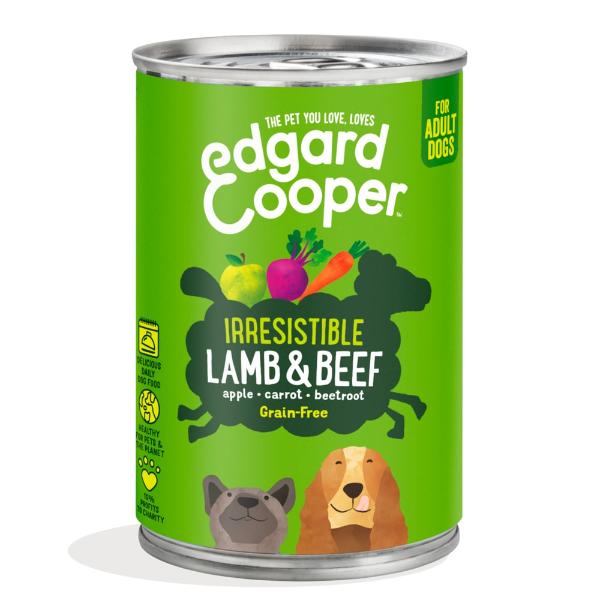 E Cooper Adult Tin Lamb &amp; Beef 400g