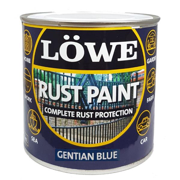 Lowe Metal &amp; Machinery Paint Blue 500ml