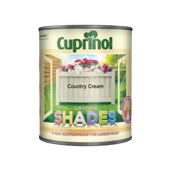 Cuprinol Garden Shades 1Lt - Country Cream