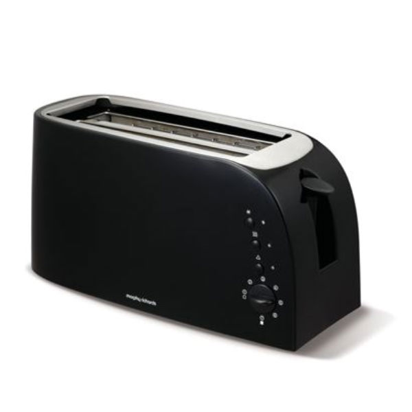 Morphy Richards Toaster 4 Slice Black &amp; Metal