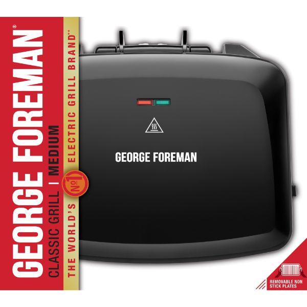 George Foreman 5 Portion Grill Removable Plates
