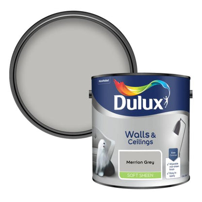 Dulux Walls &amp; Ceilings Soft Sheen Merrion Grey 2.5L