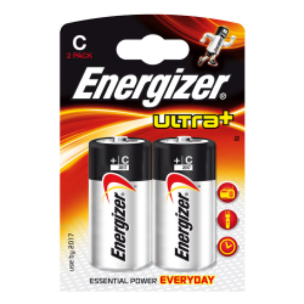 Energizer Batteries Ultra Plus C 2Pk