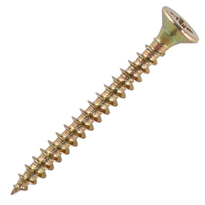 Rawl 4.5X40mm Chipboard Screws Yellow