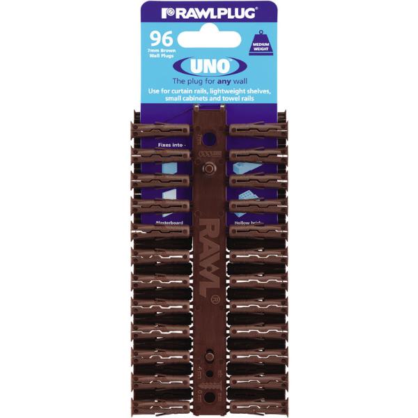 Uno Universal Plug Brown 7mm
