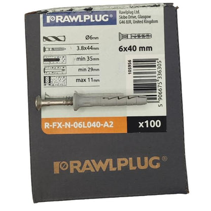 Rawl 3.5 X 65mm Rawlplug Masonry Nail 004036