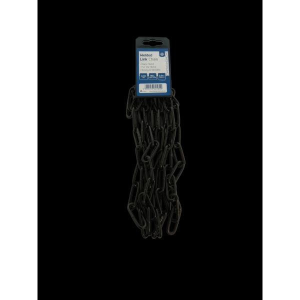 Chain Long Link 4 x 32mm Black 2M Length