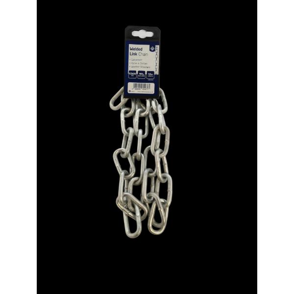 Chain Long Link 6.5 x36mm Galvanised 1M Length