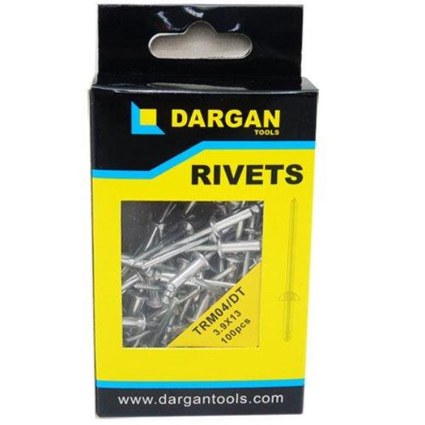Dargan Pop Rivets 3.9 X 13mm (Pack of 100)