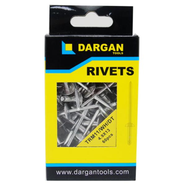 Dargan Pop Rivets 4.9 X 13mm (Pack of 60)