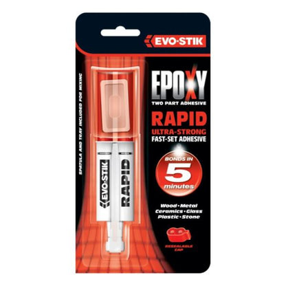 Evo-Stik Rapid Set Syringe 25Ml