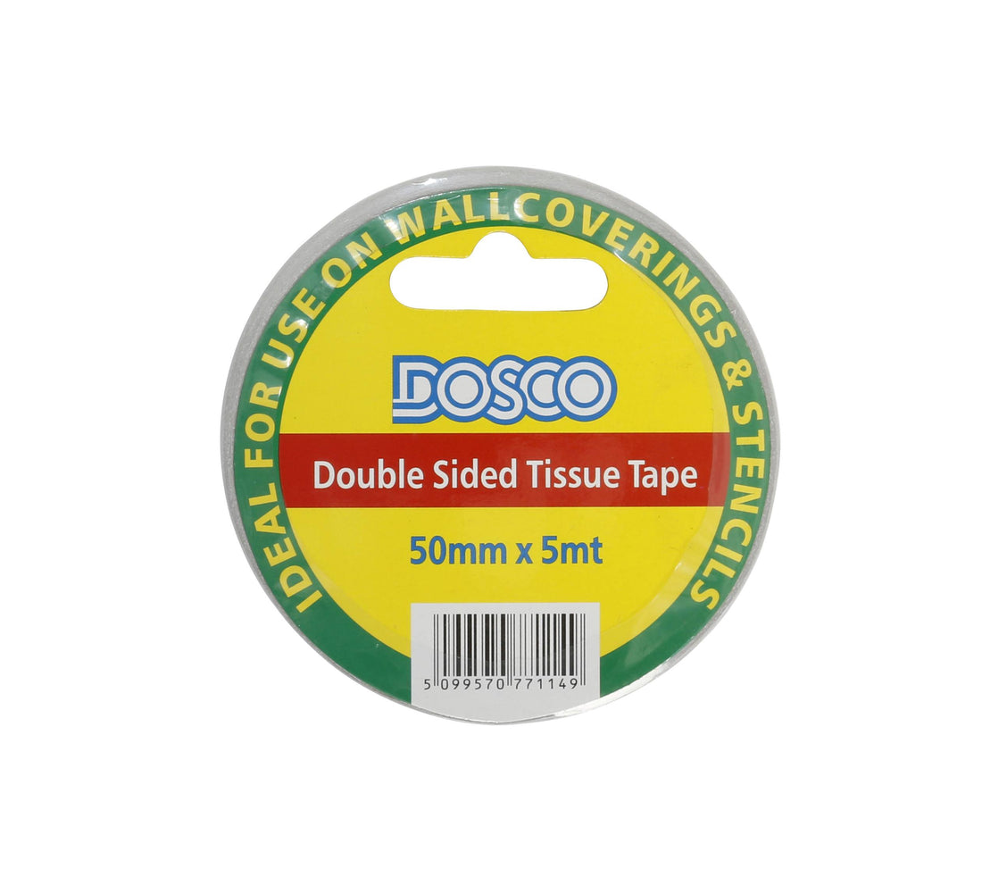 Dosco Double Sided Tissue Tape 50Mm X 5M