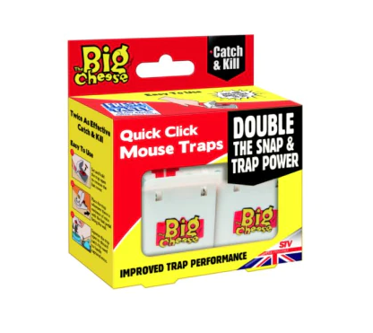 Cheese Clicker Mouse Big Cheese Quick Click Mouse Trap 2 Pack – Co-Op Superstores