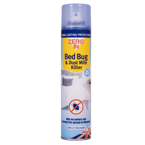 Zero In Bed Bug &amp; Dust Mite Killer Spray 300ml