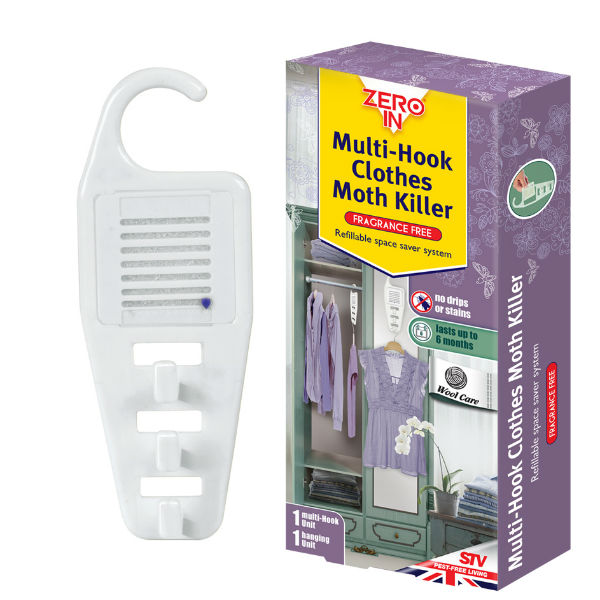 Zeroin Multi-Hook Clothes Moth Killer Zer 433