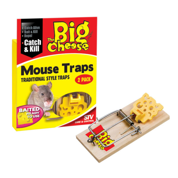 Big Cheese Cheese Pedal Mouse Trap 2 Pack