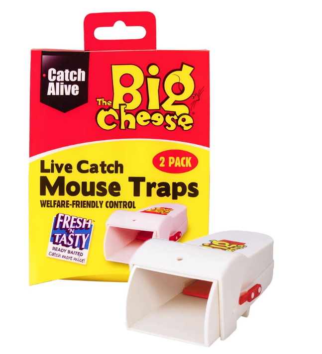 Big Cheese Live Catch Mouse Trap 2 Pack – Co-Op Superstores
