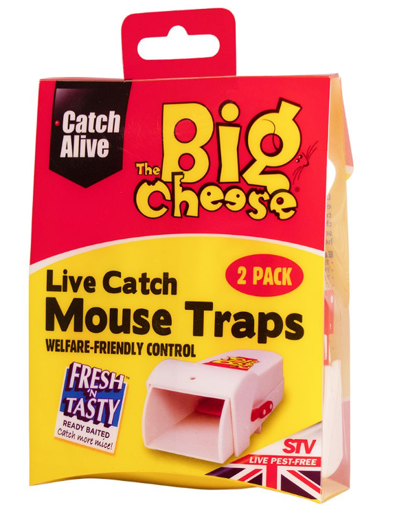 Big Cheese Live Catch Mouse Trap 2 Pack