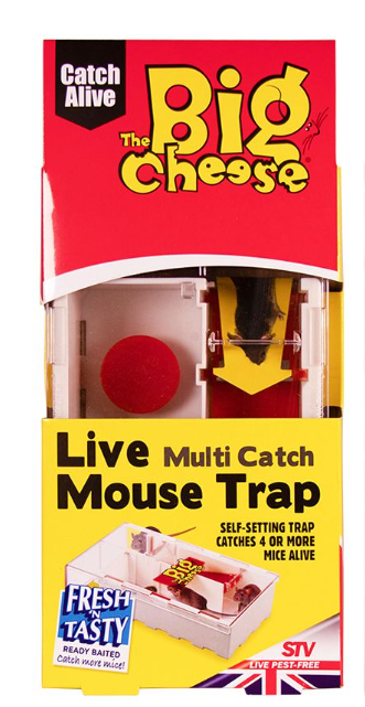 Big Cheese Live Multi-Catch Mouse Trap