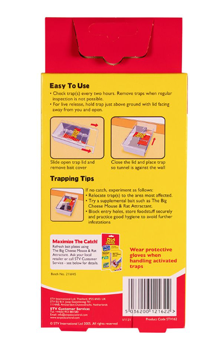 Big Cheese Live Multi-Catch Mouse Trap