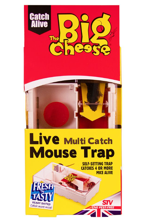 Big Cheese Live Multi-Catch Mouse Trap