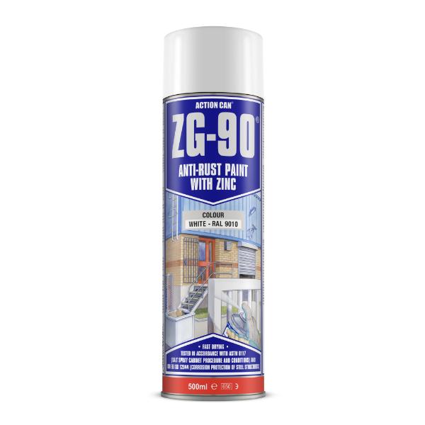 Zg-90  White Anti Rust Paint 500ml