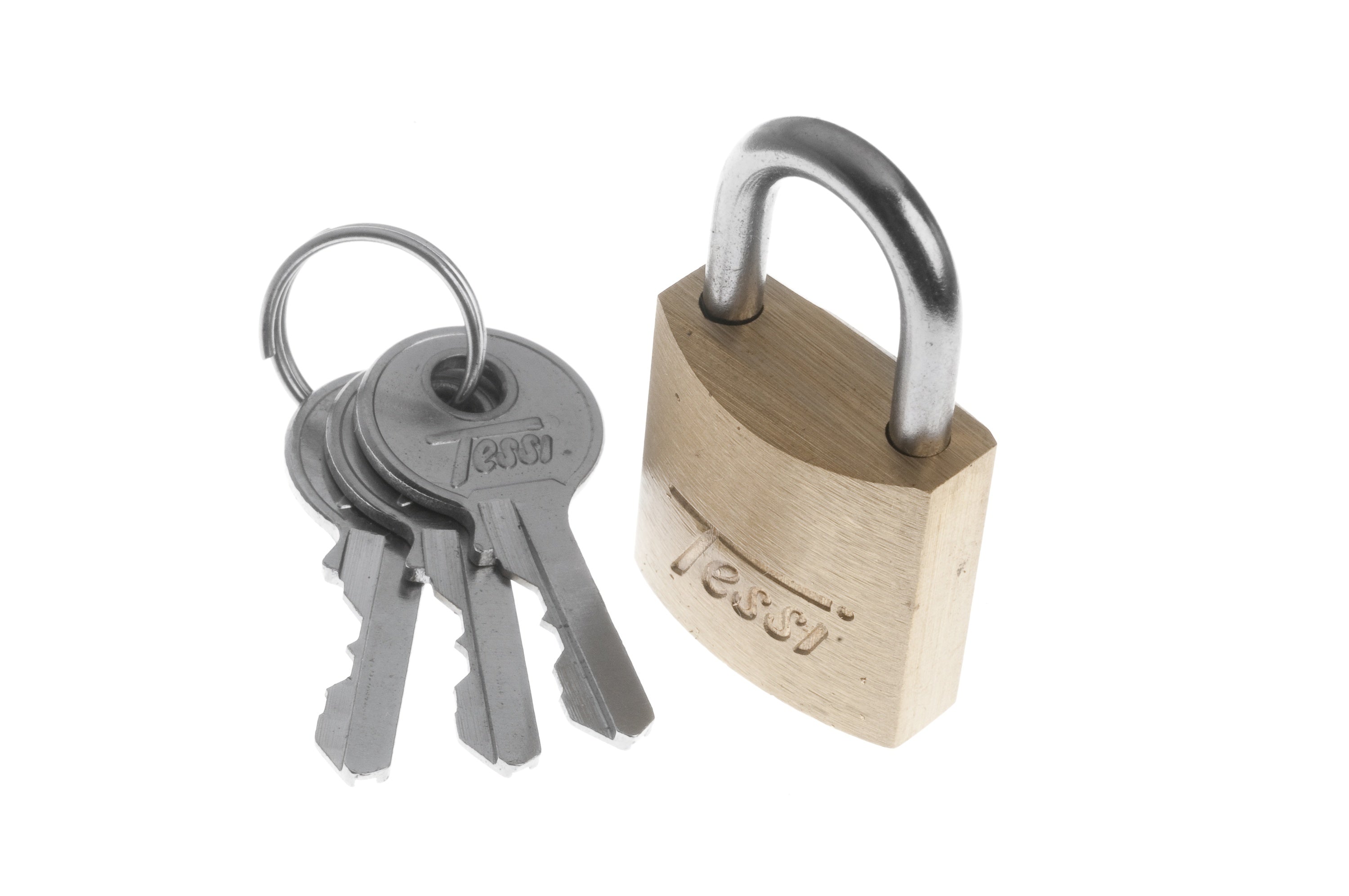 Tessi Solid Brass Padlock