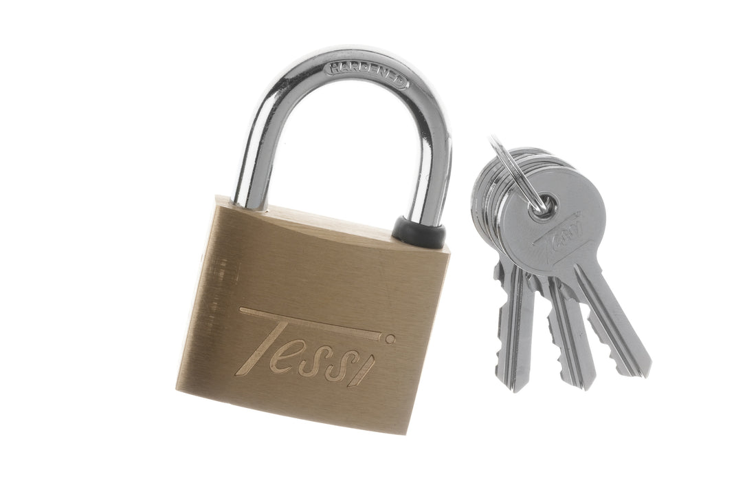 Tessi Solid Brass Padlock