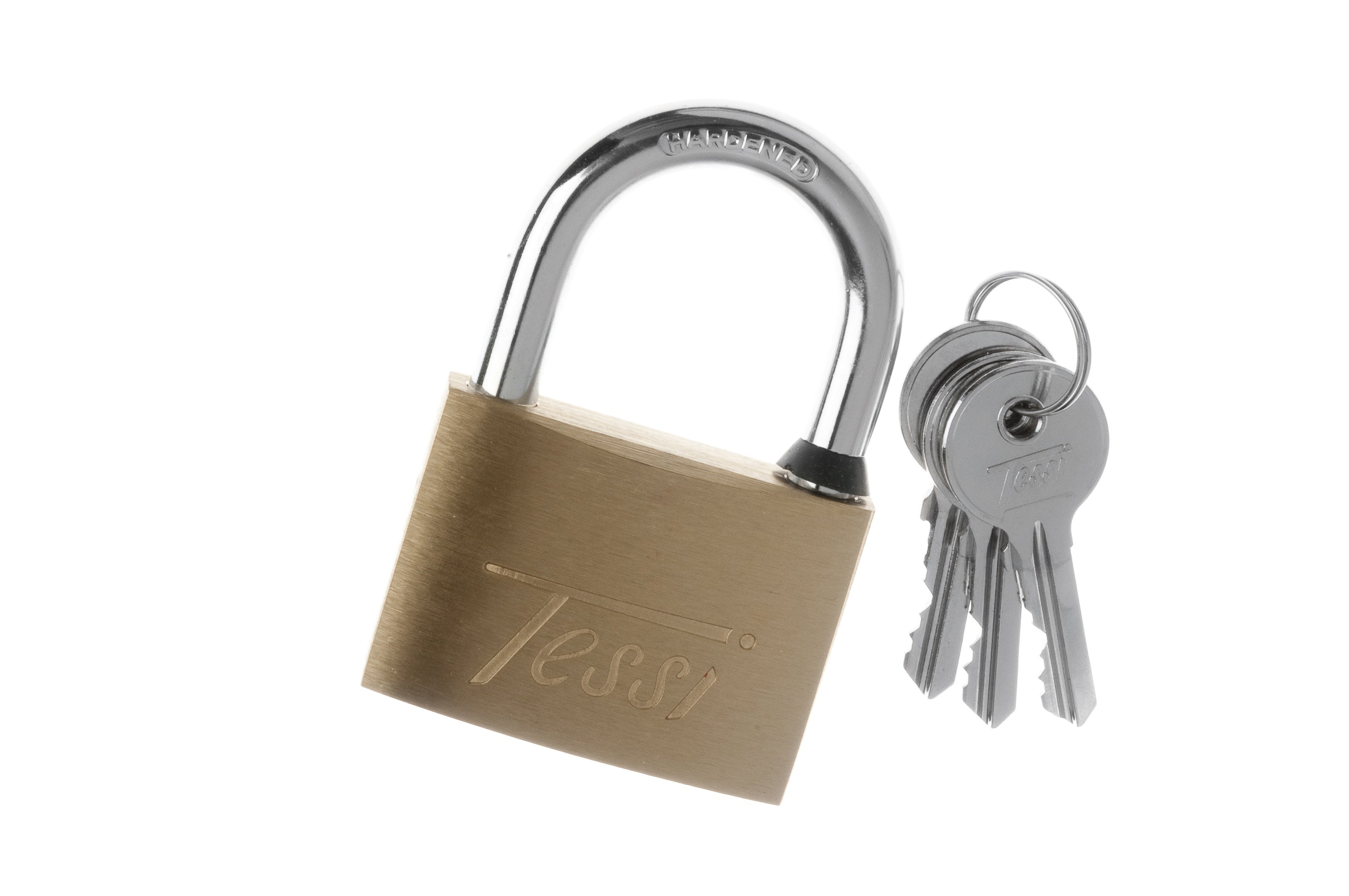 Tessi Solid Brass Padlock