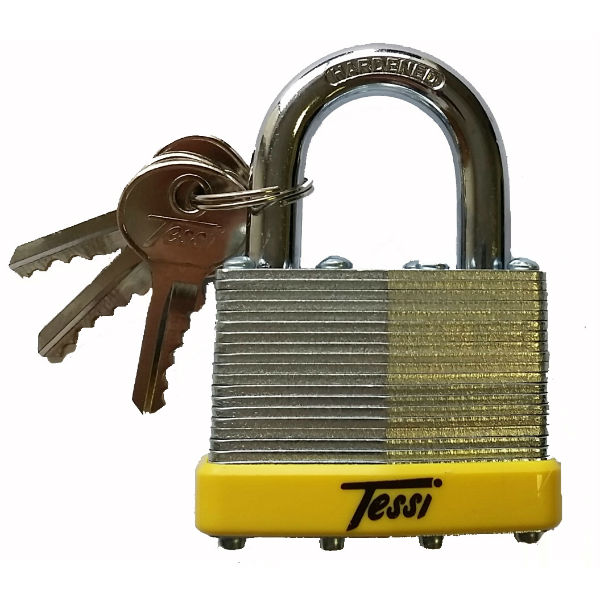 Tessi 40mm Laminated Steel Padlock