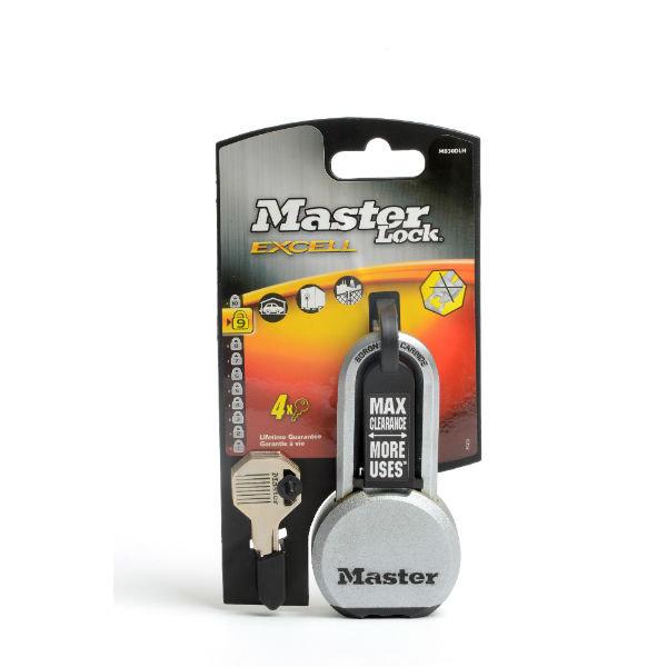 Masterlock Excell Round Lock with Long Shackle