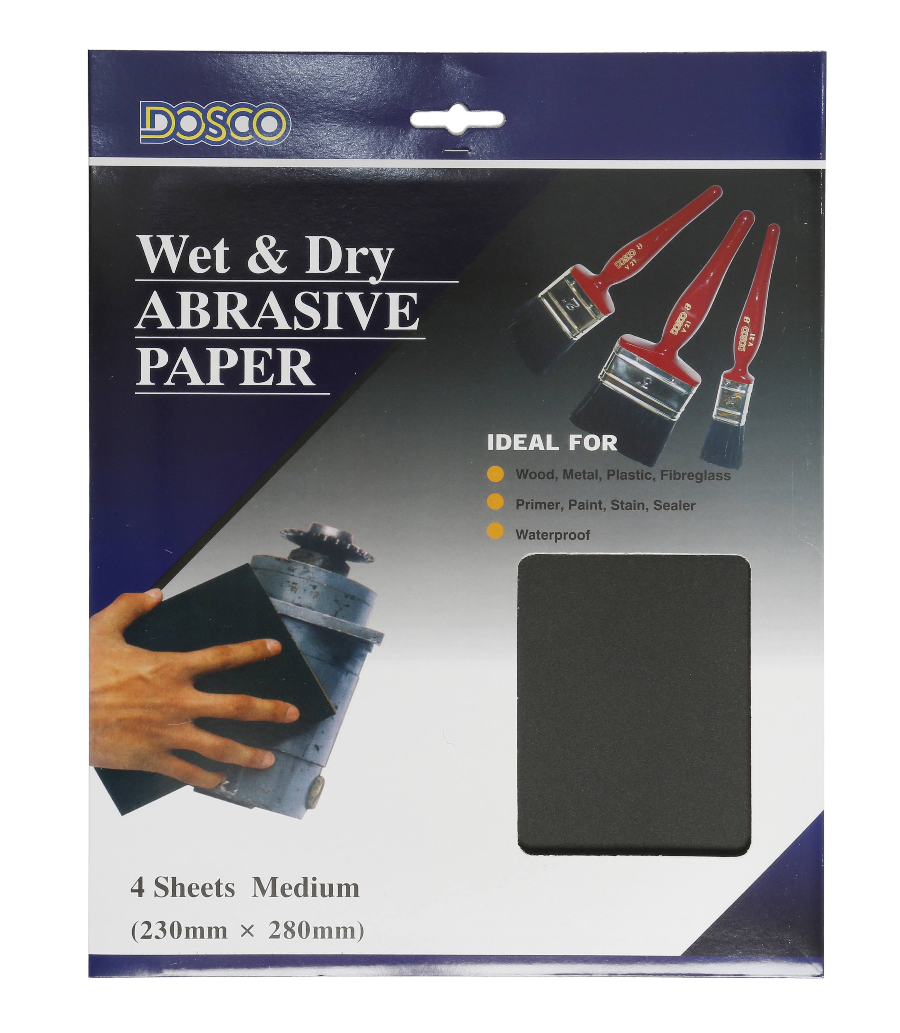 Dosco Wet And Dry Abrasive Paper Medium