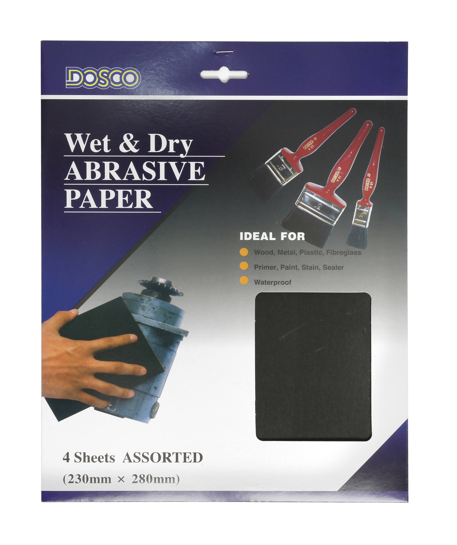 Dosco Wet And Dry Abrasive Paper Assorted