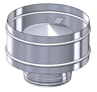 Mi Flues System 2 150MM Twin Wall Storm Cowl