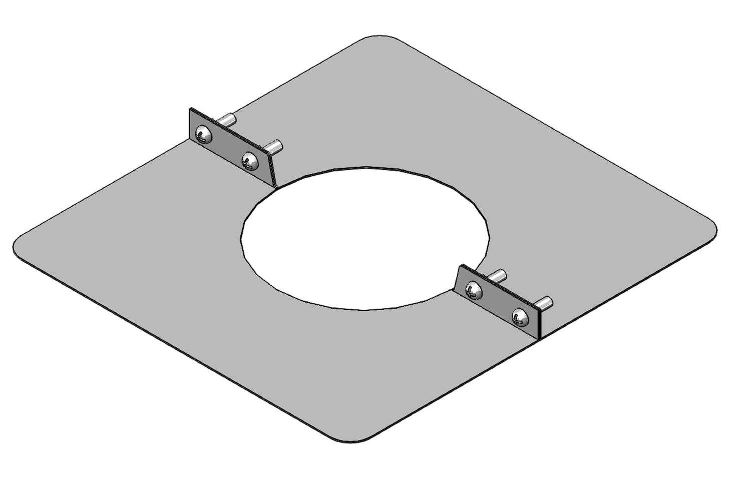 Mi Flues System 35 150MM M.Fuel Flexi Clamp Plate