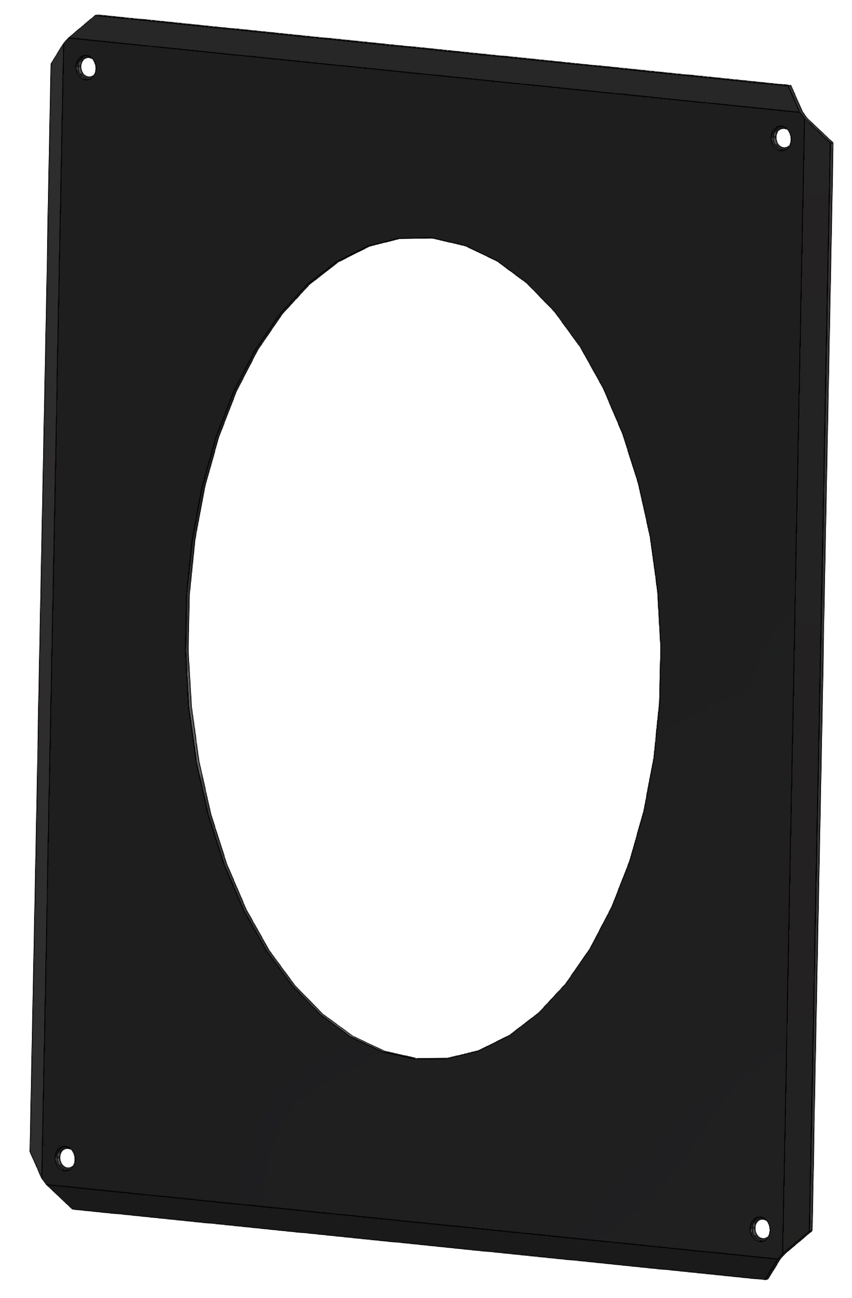 Mi Flues System 7 Spilt Finishing Rosette 150MM