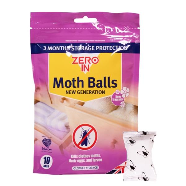 Zero In Moth Balls 10 Pack