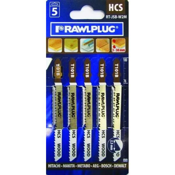 Rawlplug Jigsaw Cutting Blades Wood Medium