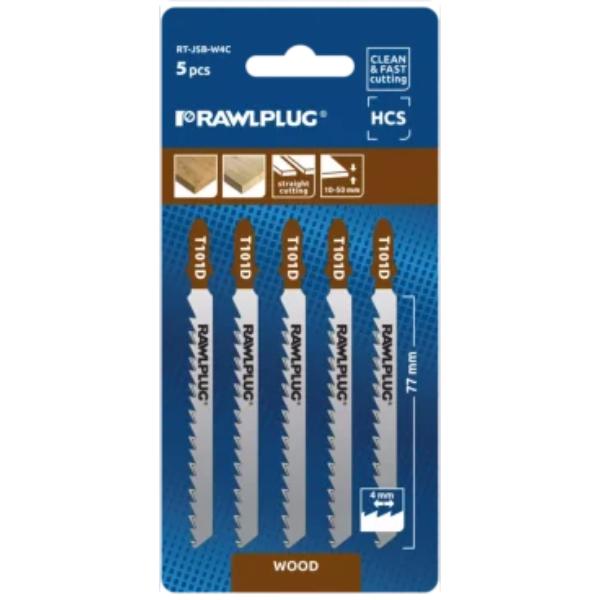 Rawlplug Jigsaw Cutting Blades Wood Coarse