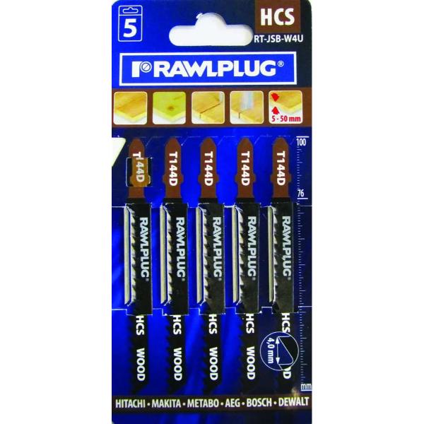 Rawl Jigsaw Cutting Blades Wood Universal