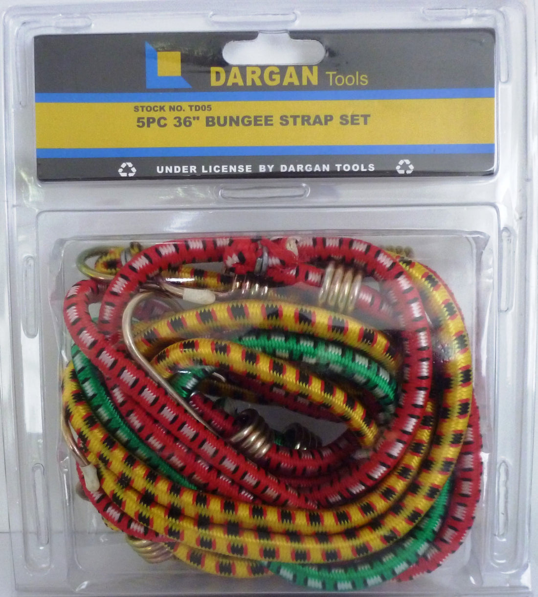 Dargan 5 Pce 36" Bungee Strap Set