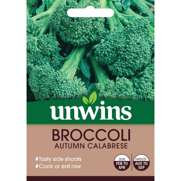 Unwins Seed Packet Broccloi Autumn Calabrese